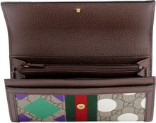 Load image into Gallery viewer, Printed Ophidia GG continental wallet
