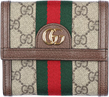 Load image into Gallery viewer, Ophidia web detail GG Supreme wallet
