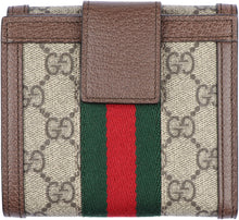 Load image into Gallery viewer, Ophidia web detail GG Supreme wallet
