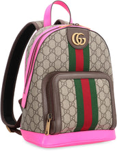 Load image into Gallery viewer, Ophidia GG supreme fabric backpack
