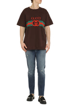 Load image into Gallery viewer, Cotton crew-neck T-shirt

