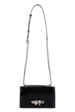 Load image into Gallery viewer, Patent leather Mini Jewelled Satchel bag
