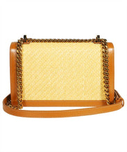 Load image into Gallery viewer, Jewelled Satchel raffia bag
