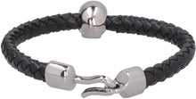 Load image into Gallery viewer, Skull braided leather bracelet
