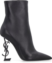 Load image into Gallery viewer, Opyum leather pointy-toe ankle boots
