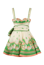 Load image into Gallery viewer, Eyelet linen and silk dress

