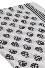 Load image into Gallery viewer, Skull intarsia shawl
