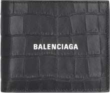 Load image into Gallery viewer, Logo print flap-over wallet
