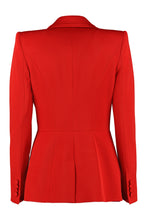 Load image into Gallery viewer, Wool blend single-breasted blazer
