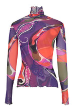 Load image into Gallery viewer, Printed tulle top
