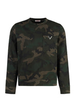 Load image into Gallery viewer, Cotton crew-neck sweatshirt

