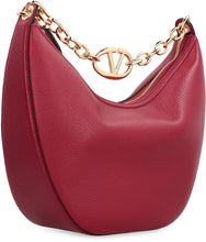 Load image into Gallery viewer, VLogo Moon leather hobo-bag
