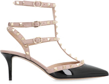 Load image into Gallery viewer, Valentino Garavani - Rockstud Patent leather slingback pumps
