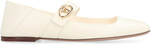Load image into Gallery viewer, VLogo Locker Leather mary-jane ballet flats
