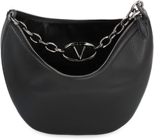 Load image into Gallery viewer, VLogo Moon leather hobo-bag
