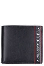 Load image into Gallery viewer, Leather flap-over wallet
