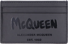 Load image into Gallery viewer, Logo detail leather card holder
