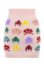 Load image into Gallery viewer, Game-intarsia mini skirt
