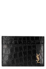 Load image into Gallery viewer, Printed leather card holder
