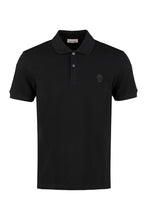 Load image into Gallery viewer, Cotton piqué polo shirt with patch
