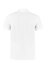 Load image into Gallery viewer, Patch embroidered cotton piqué polo shirt
