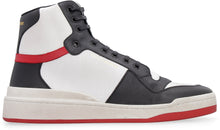 Load image into Gallery viewer, SL24 leather high-top sneakers
