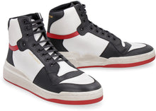 Load image into Gallery viewer, SL24 leather high-top sneakers
