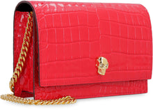 Load image into Gallery viewer, Croco-print leather clutch
