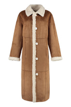 Load image into Gallery viewer, Kenca reversible eco-sheepskin coat
