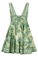 Load image into Gallery viewer, Linen dress with print
