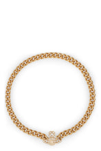 Load image into Gallery viewer, Necklace with Pendant and Decorative Crystals
