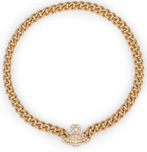 Load image into Gallery viewer, Necklace with Pendant and Decorative Crystals
