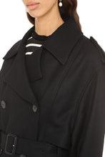 Load image into Gallery viewer, Double-breasted wool and cashmere coat
