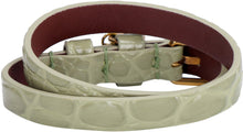 Load image into Gallery viewer, Skull logo plate leather bracelet
