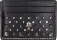 Load image into Gallery viewer, Skull studded leather wallet
