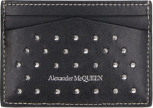 Load image into Gallery viewer, Skull studded leather wallet
