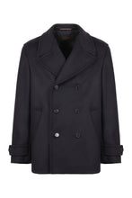 Load image into Gallery viewer, Double-breasted coat in wool blend
