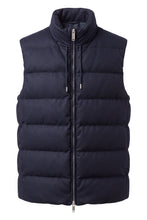 Load image into Gallery viewer, Padded gilet in a blend of wool and cashmere
