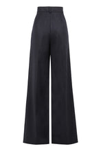 Load image into Gallery viewer, High-waist wide-leg trousers
