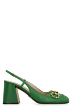 Load image into Gallery viewer, Leather slingback pumps
