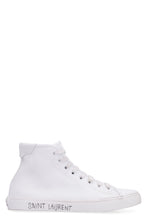 Load image into Gallery viewer, Malibu leather high-top sneakers
