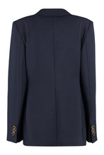 Load image into Gallery viewer, Double-breasted blend wool blazer

