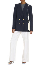 Load image into Gallery viewer, Double-breasted blend wool blazer
