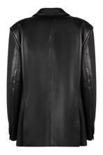 Load image into Gallery viewer, Vegan leather blazer
