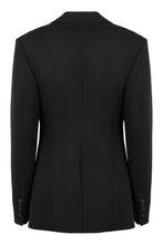 Load image into Gallery viewer, Wool single-breasted blazer
