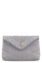 Load image into Gallery viewer, Puffer quilted canvas clutch
