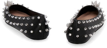 Load image into Gallery viewer, Leather pointy-toe ballet flats
