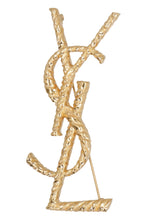 Load image into Gallery viewer, OPYUM YSL gold-tone brass brooch
