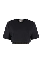 Load image into Gallery viewer, Cotton crew-neck T-shirt

