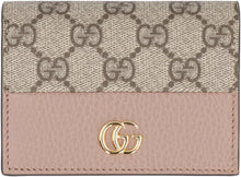 Load image into Gallery viewer, GG Marmont fabric wallet with printed logo
